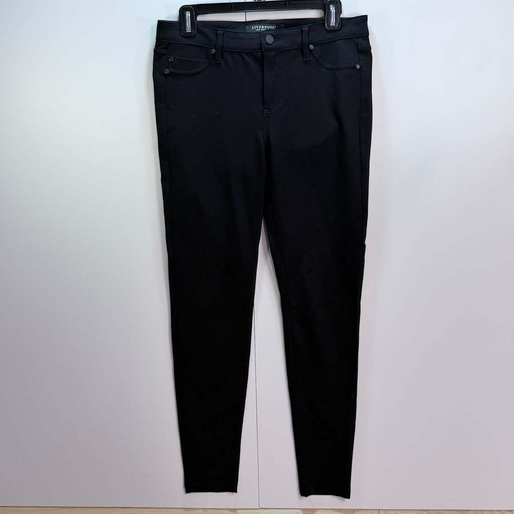 Liverpool Los Angeles Black Skinny Pants Size 6/28